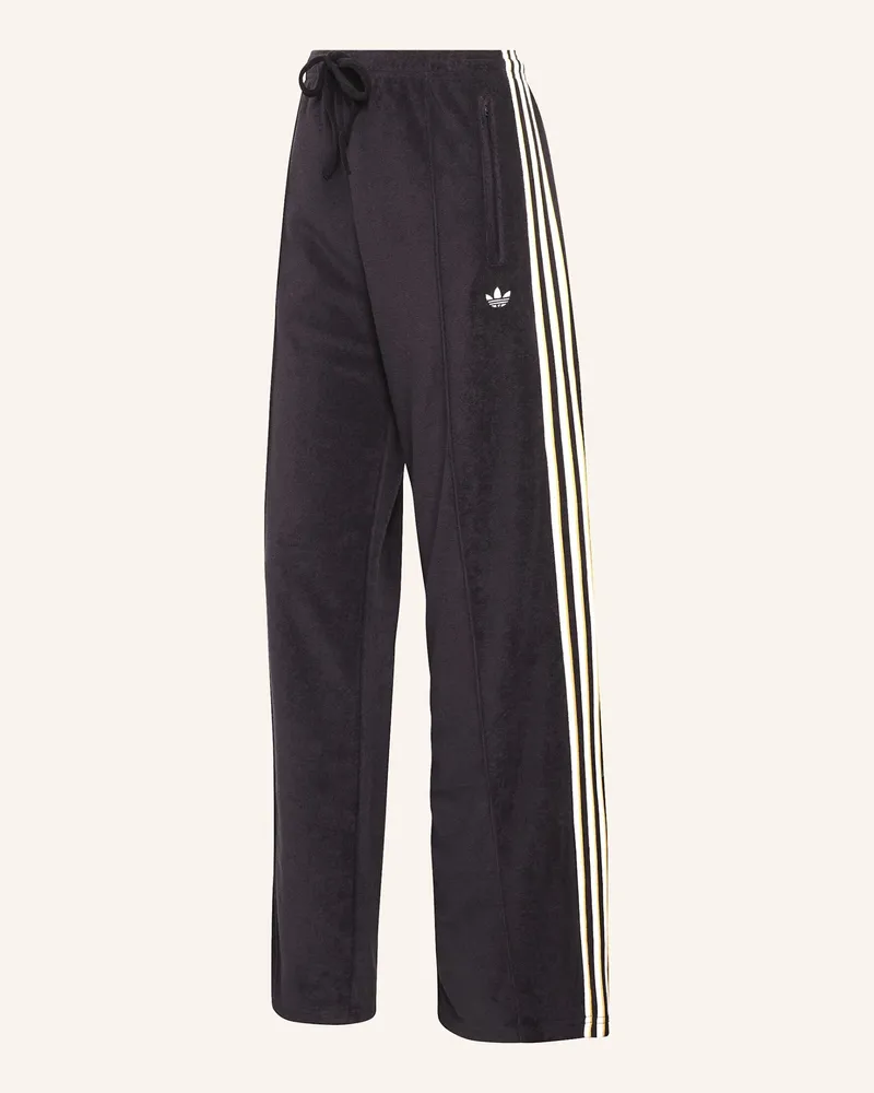 adidas Track Pants Terry Towel Firebird Aus Frottee schwarz Schwarz