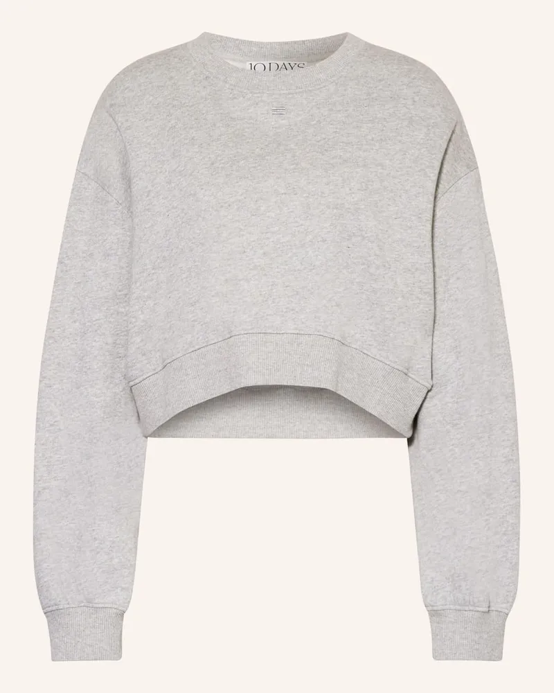 10Days Cropped-Sweatshirt Grau