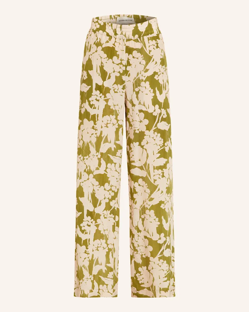 Victoria Beckham Marlenehose aus Seide 9353