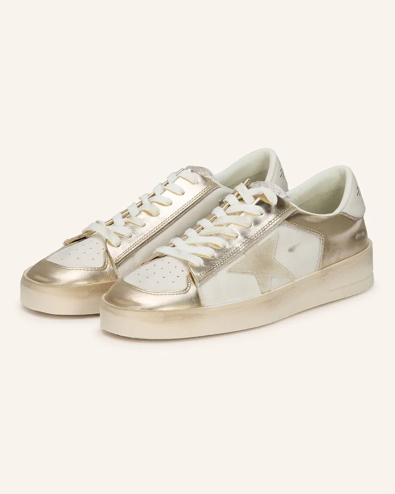 Golden Goose Sneaker silber Weiss