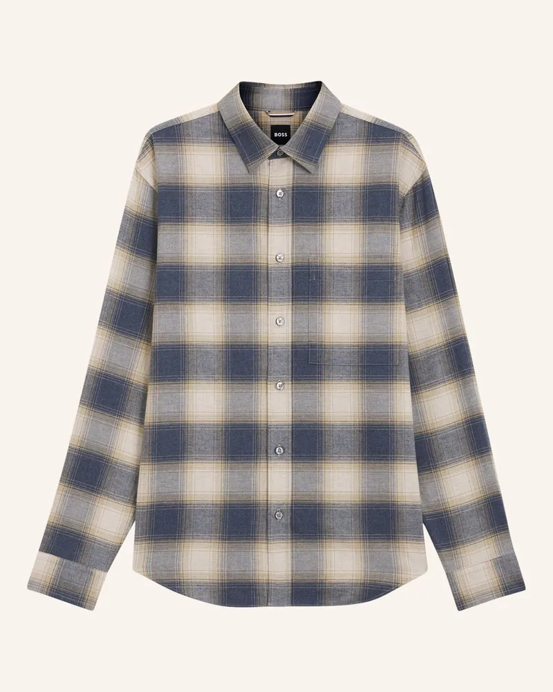 HUGO BOSS Casual Hemd H-Owenl-K-P-261 Relaxed Fit blau Blau