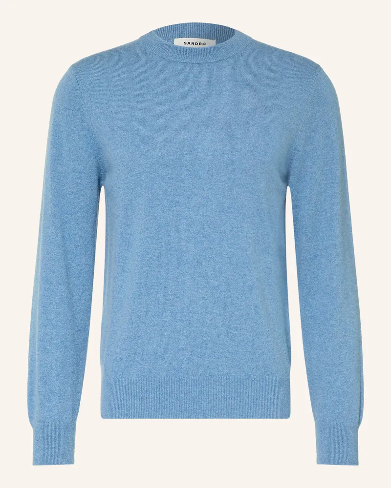 Sandro Cashmere-Pullover blau Blau