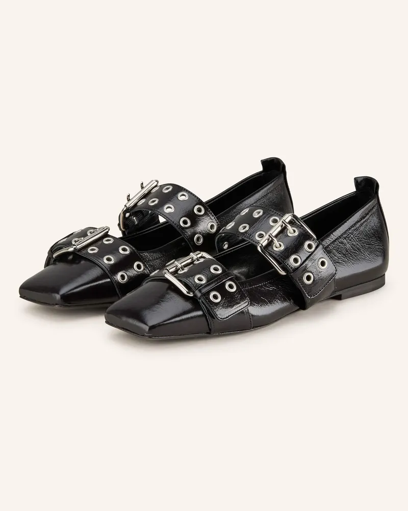 Kennel & Schmenger Mary-Jane-Ballerinas LEILA Schwarz