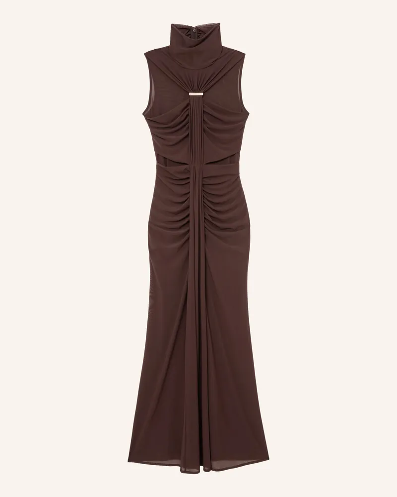 Reiss Mesh-Kleid Colette braun Dunkelbraun