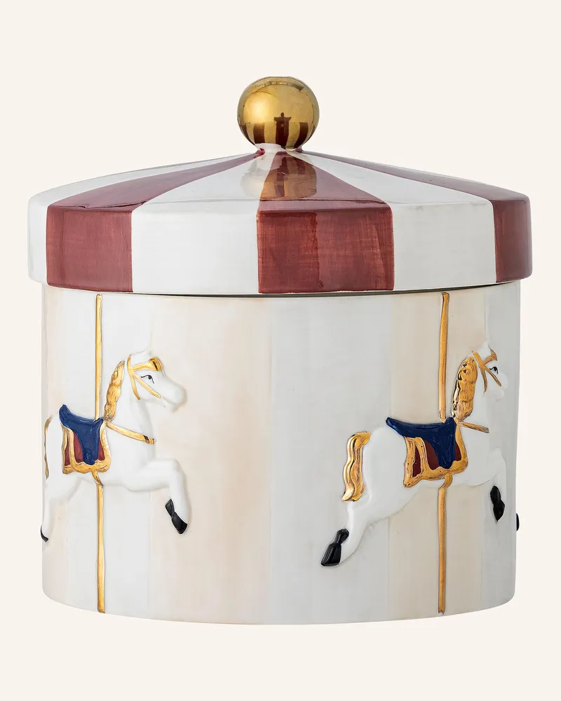 Bloomingville Aufbewahrungsdose Merry-Go-Round rot Creme