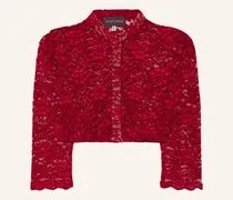 Dirndlbluse Mit 3/4-Arm rot