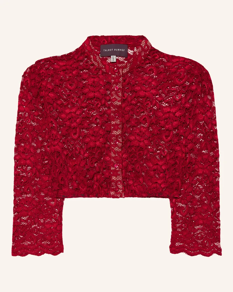Talbot Runhof Dirndlbluse Mit 3/4-Arm rot Dunkelrot