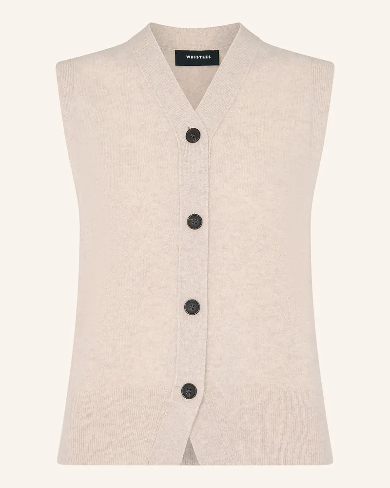 Whistles Strickweste Creme