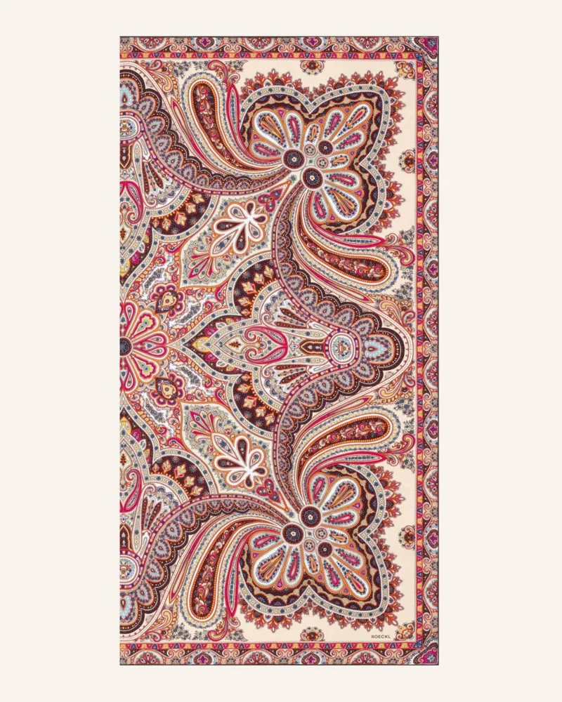Roeckl Seidentuch Aesthetic Paisley beige Beige