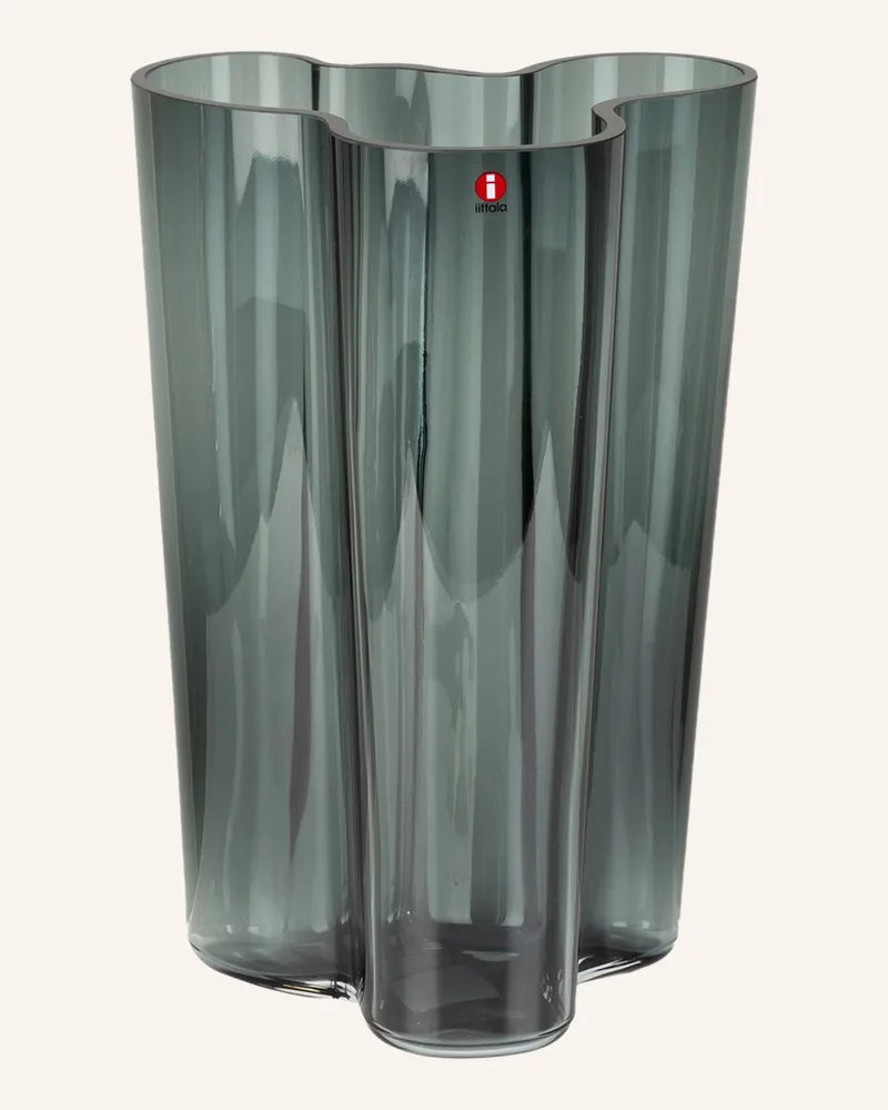 iittala Vase Alvar Aalto grau Dunkelgrau