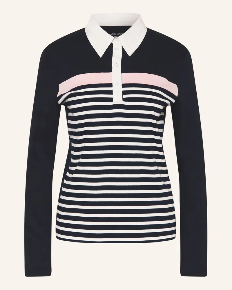 Marc Cain Jersey-Poloshirt blau 394