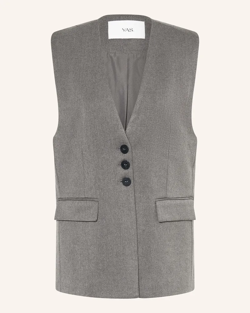 Y.A.S Blazerweste grau Grau