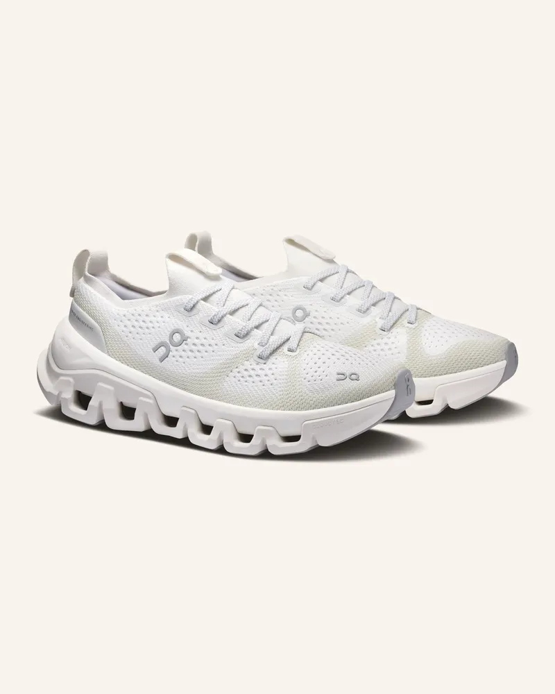ON Trainingsschuhe Cloud X Tempo beige Weiss