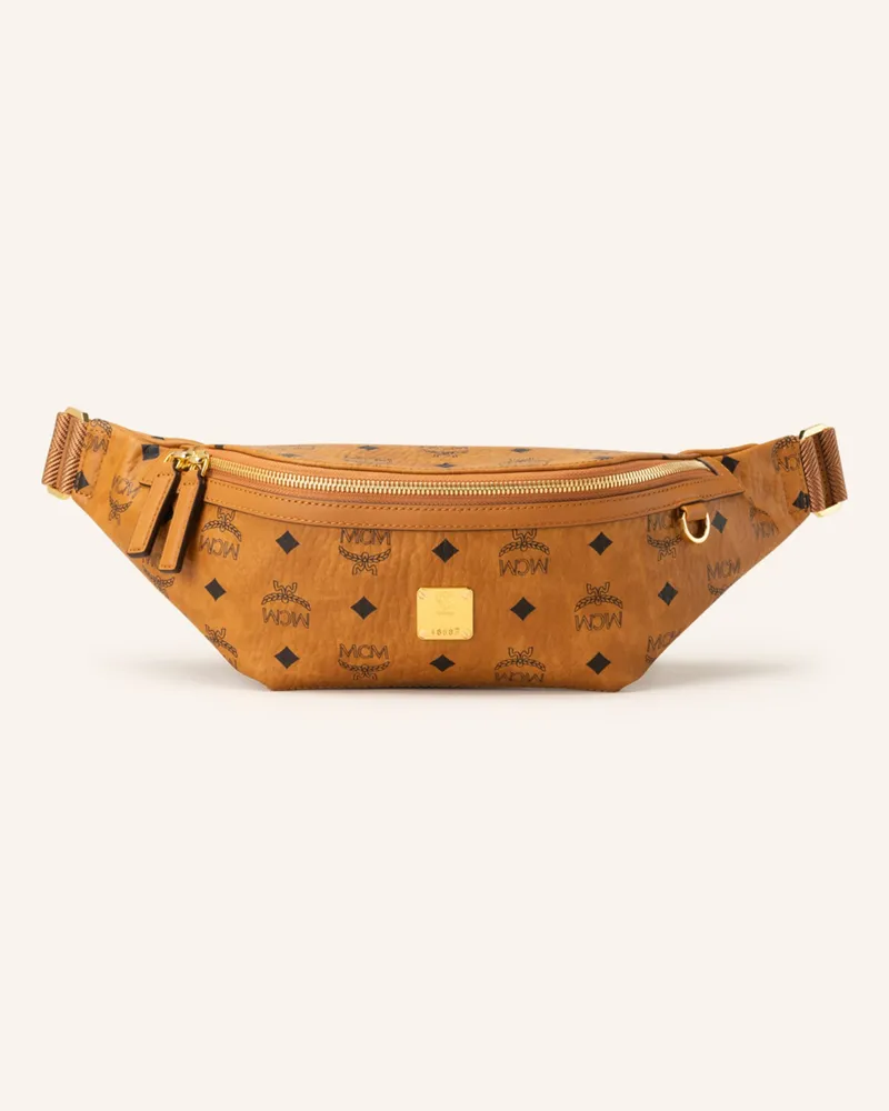 MCM Gürteltasche Fursten braun Cognac