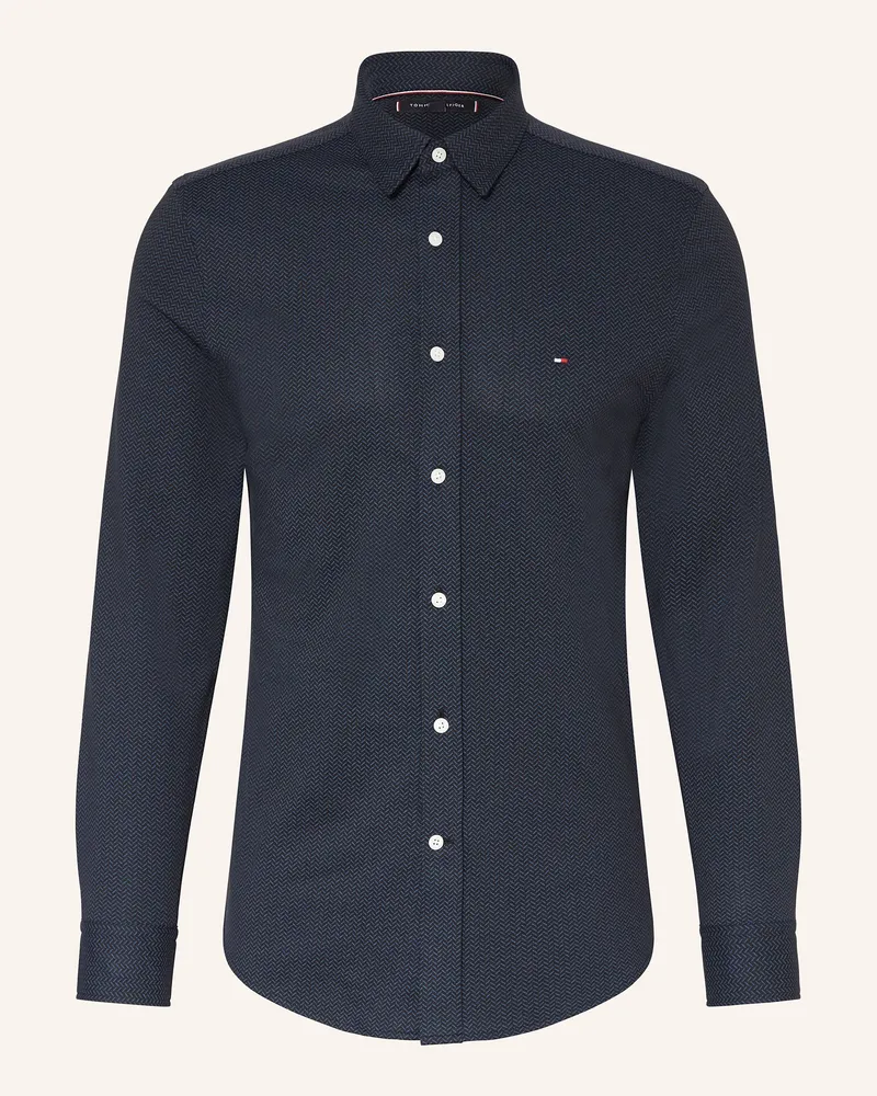 Tommy Hilfiger Hemd Slim Fit Dunkelblau