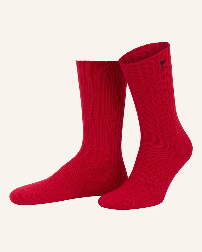 AMI Paris Socken rot Rot