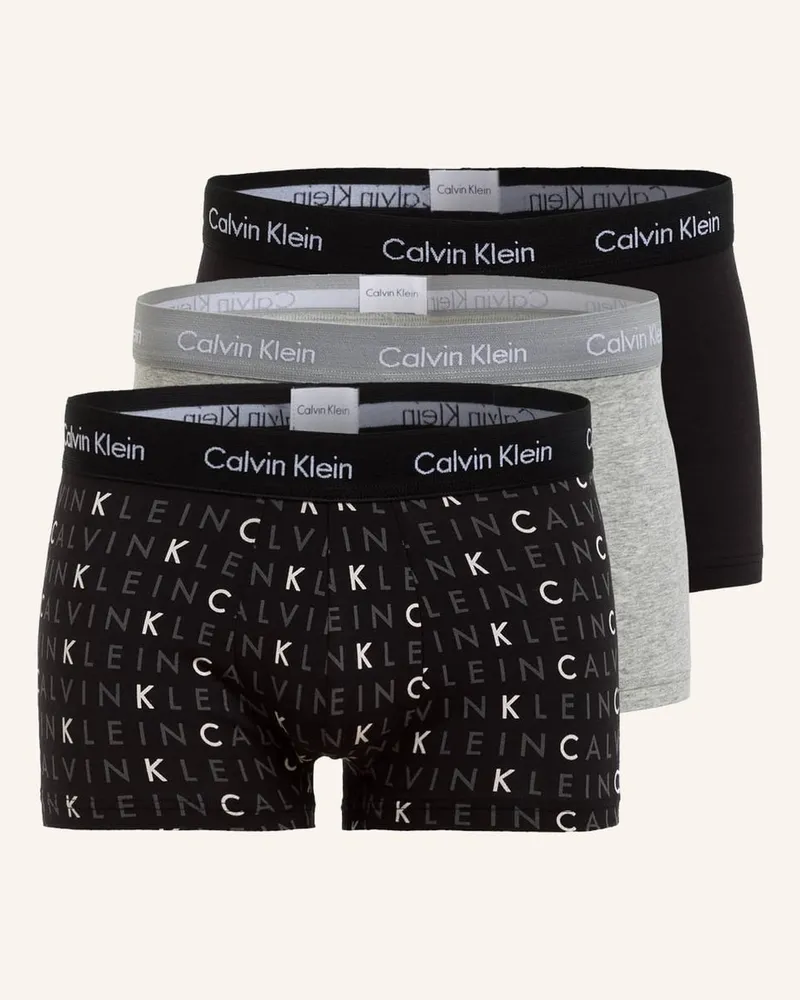 Calvin Klein 3er-Pack Boxershorts COTTON STRETCH Schwarz