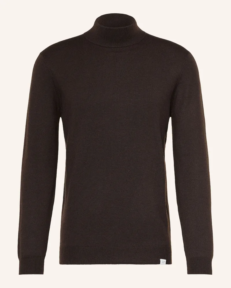 Nowadays Pullover braun Dunkelbraun