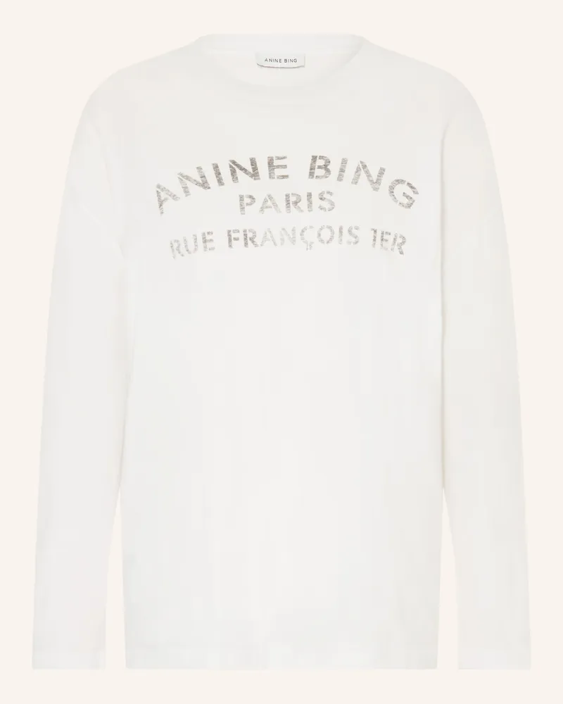 Anine Bing Longsleeve Ivan weiss Weiss