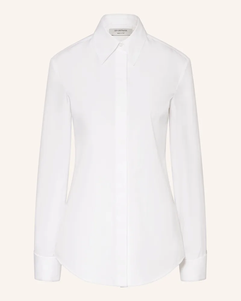 SPORTMAX Hemdbluse OSTE Weiss