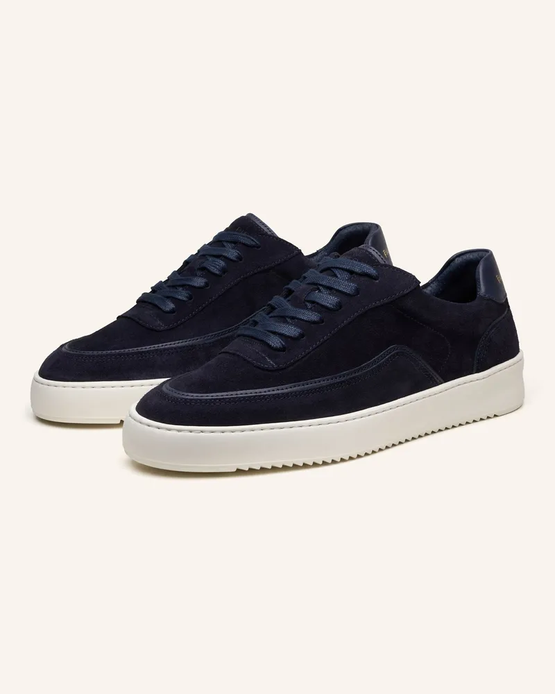 Filling Pieces Sneaker Mondo Stack Suede blau Dunkelblau