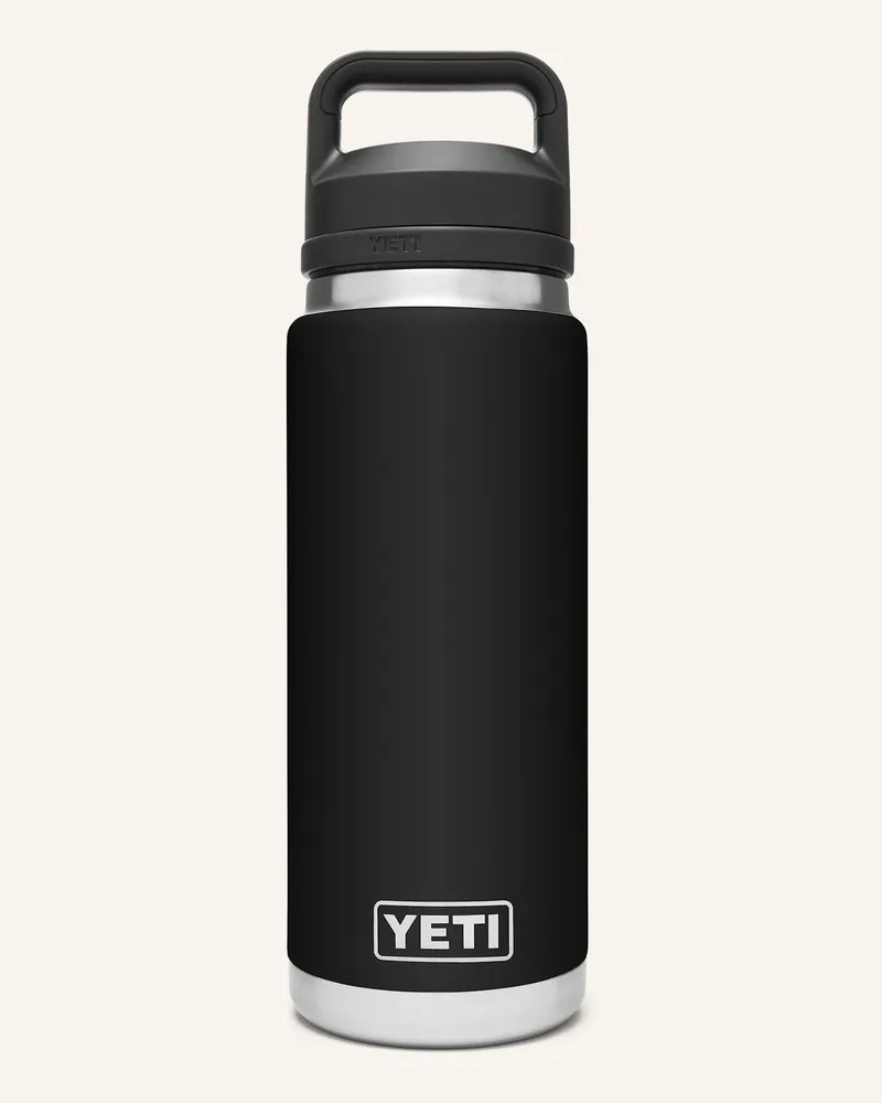 Yeti Isolierflasche RAMBLER Schwarz