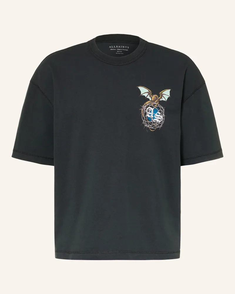 AllSaints T-Shirt Wyvern schwarz Schwarz
