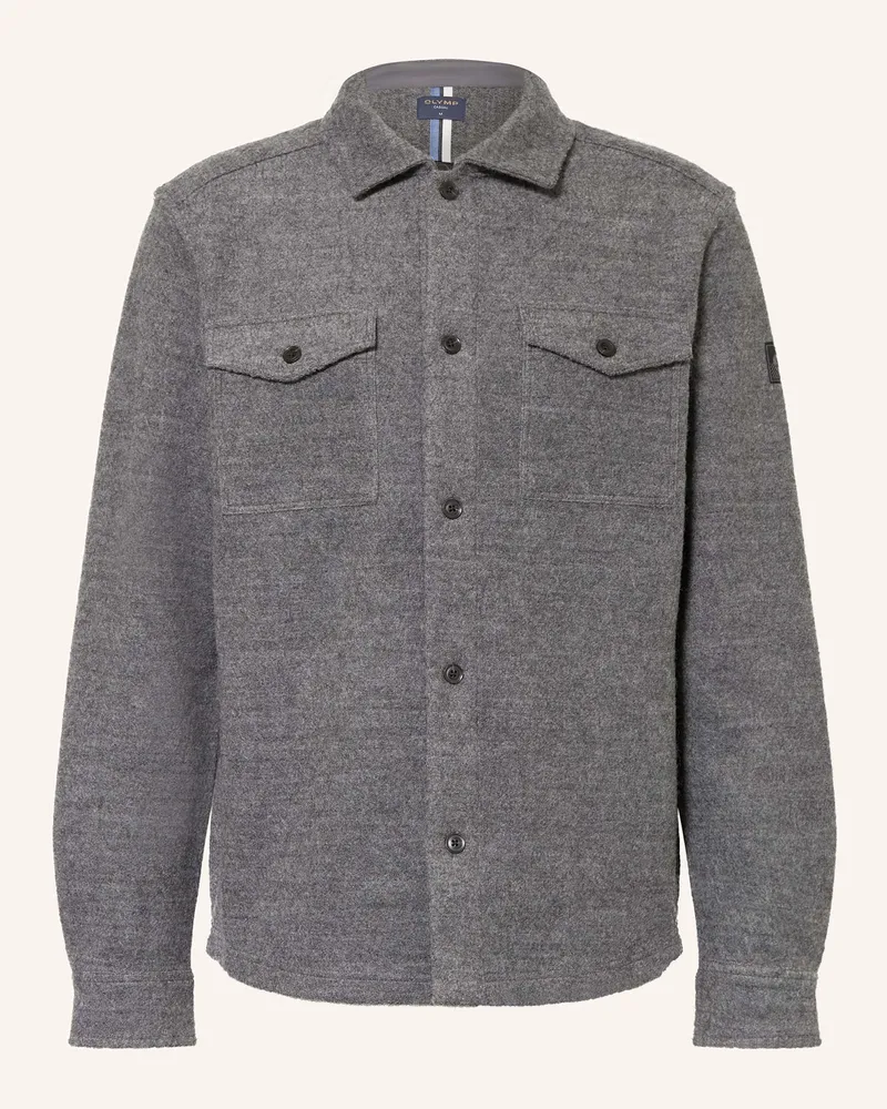 Olymp Overshirt grau Dunkelgrau