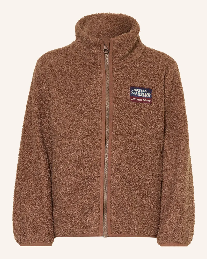 S.Oliver Teddyfell-Jacke braun Braun