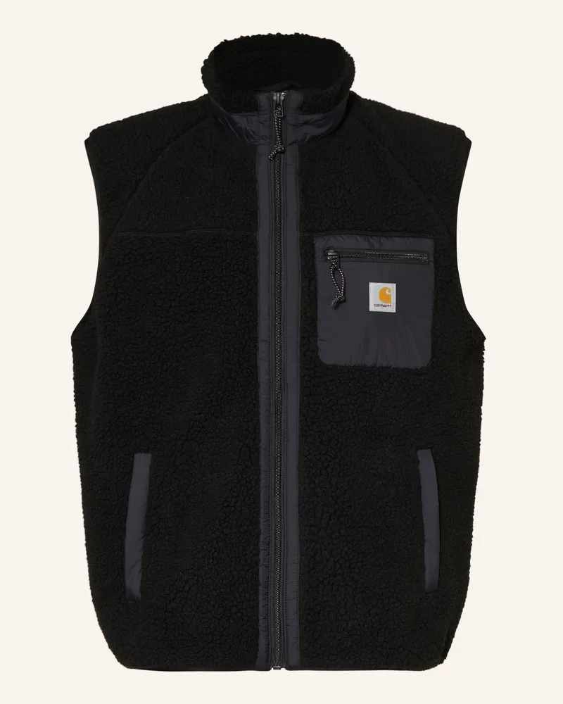 Carhartt WIP Teddyfell-Weste Prentis schwarz Schwarz