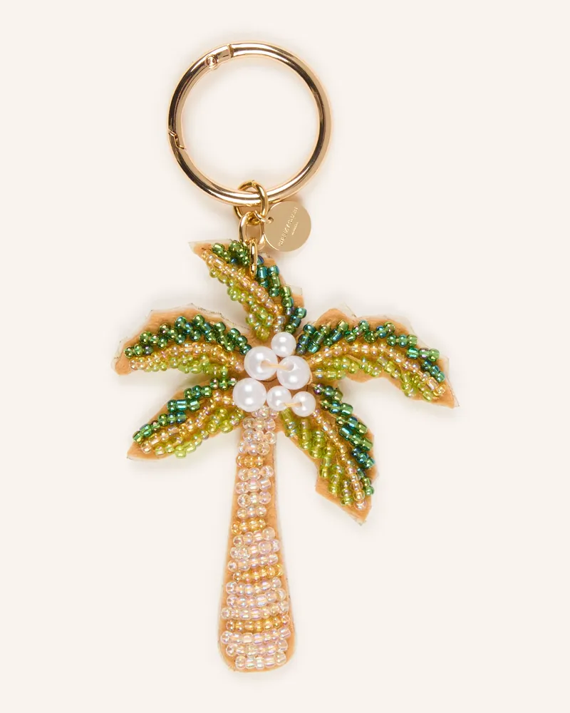 Cheeky Chain Munich Taschenanhänger mit Schmucksteinen Rosé