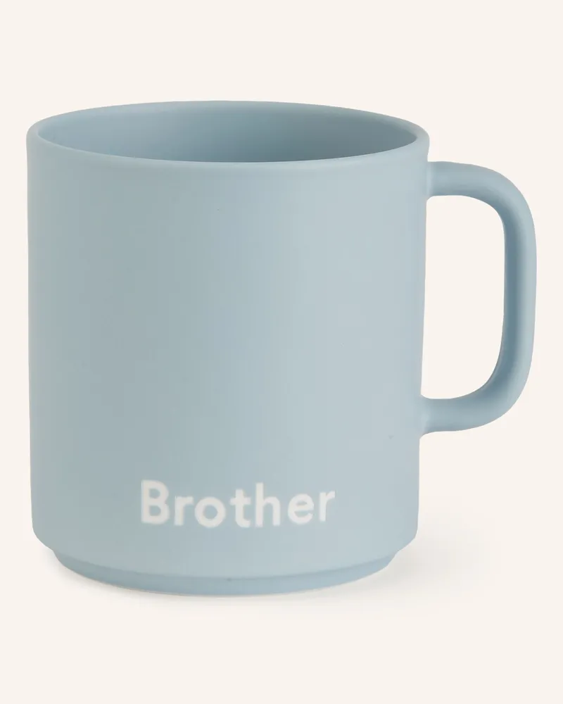DESIGN LETTERS Becher Brother blau Blaugrau