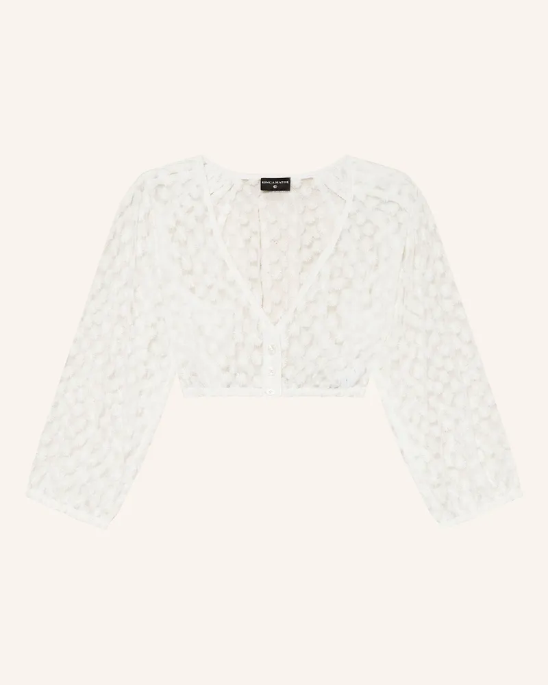 KINGA MATHE Dirndlbluse Kaira weiss Weiss