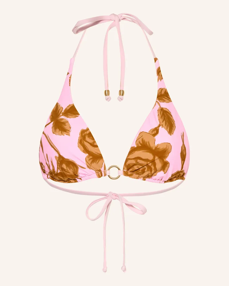 Seafolly Australia Triangel-Bikini-Top ROCOCO zum Wenden Rosa