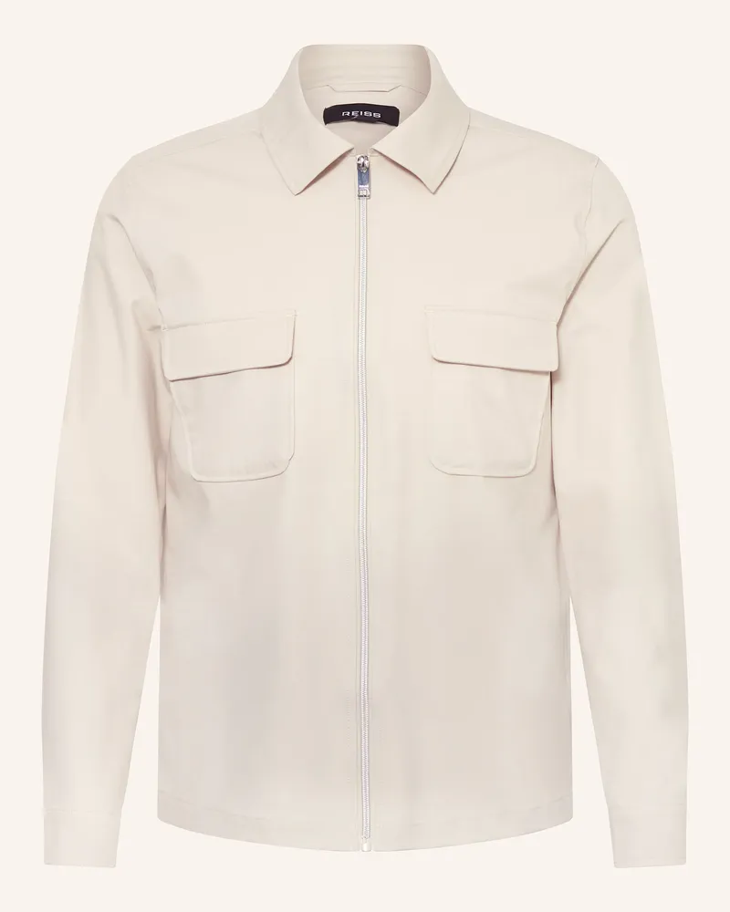 Reiss Overshirt beige Hellbraun