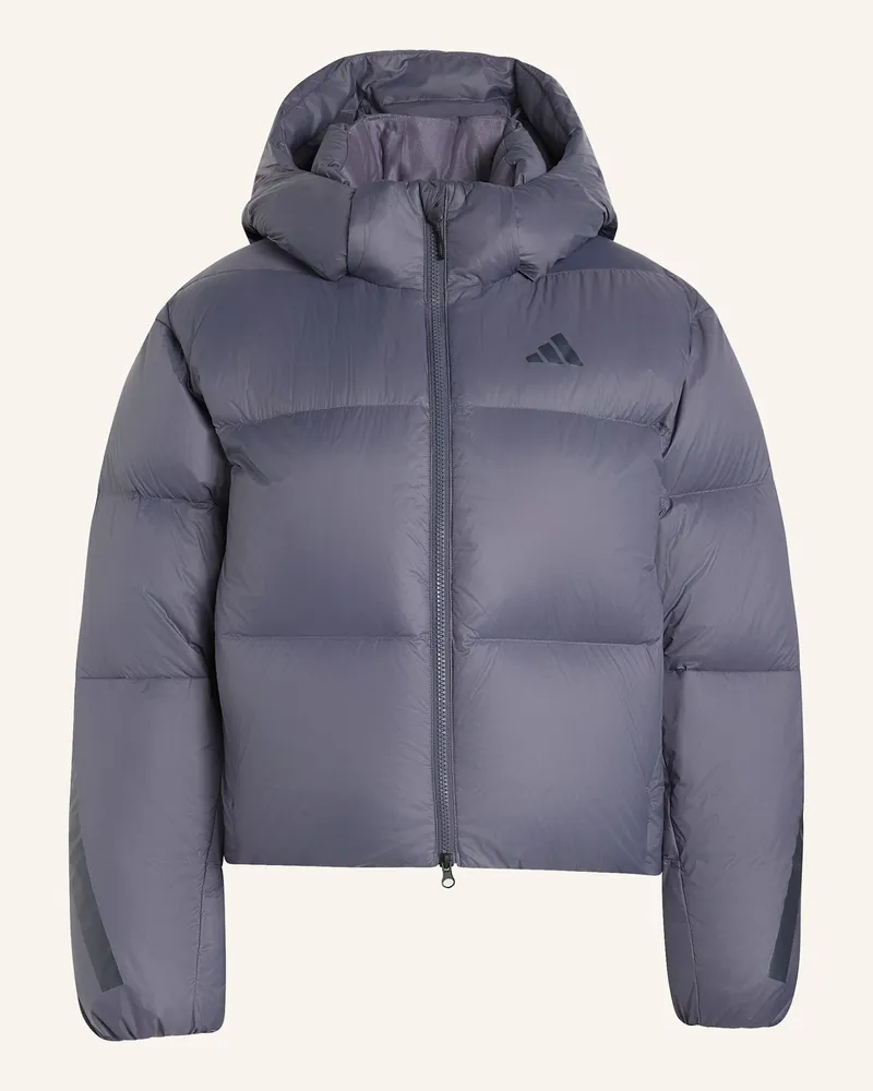 adidas Z.N.E. Puffer Jacke grau Lila