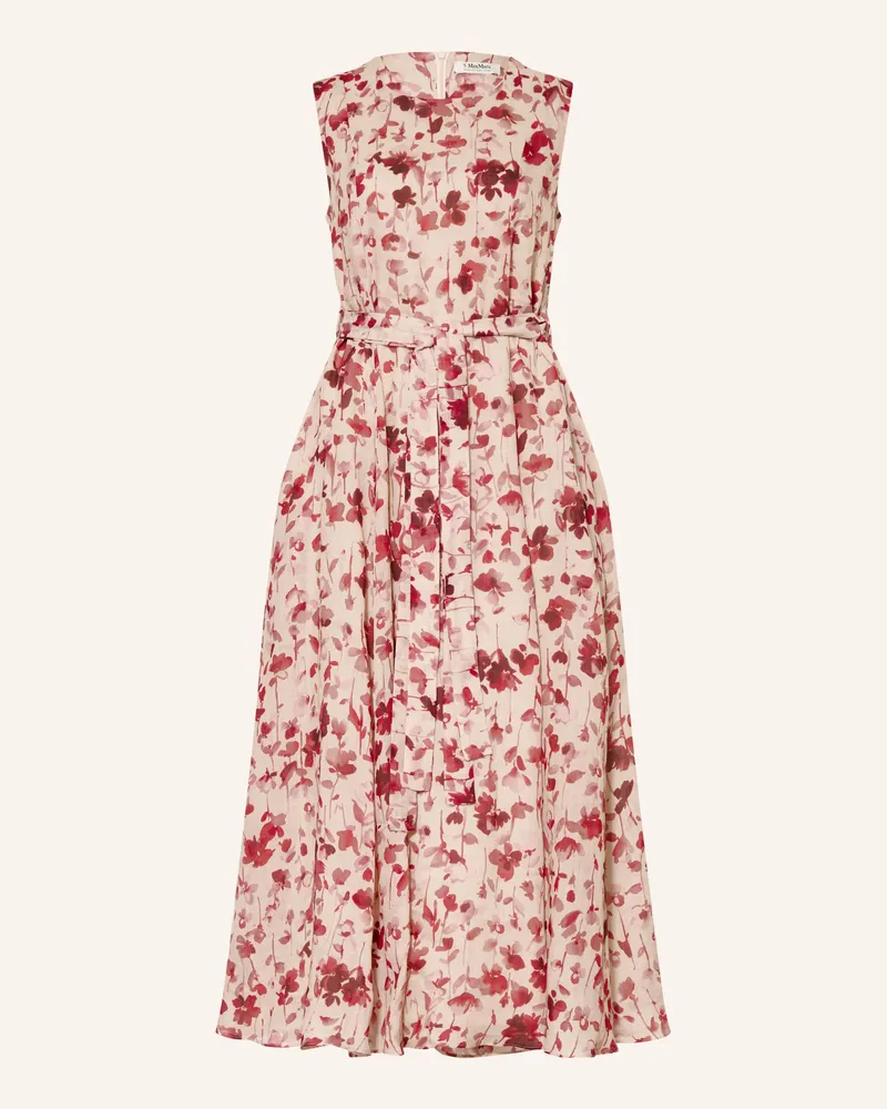 Max Mara Kleid Alibi rot Beige