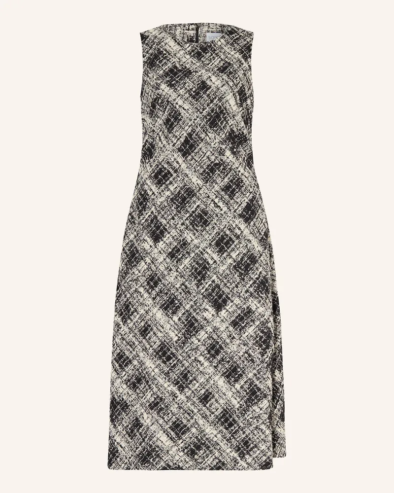 Sara Roka Bouclé-Kleid mit Glitzergarn Schwarz