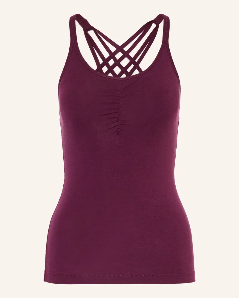 Mandala Yoga-Top INFINITY Dunkellila