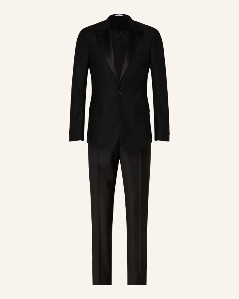 Boglioli Smoking Extra Slim Fit schwarz Schwarz