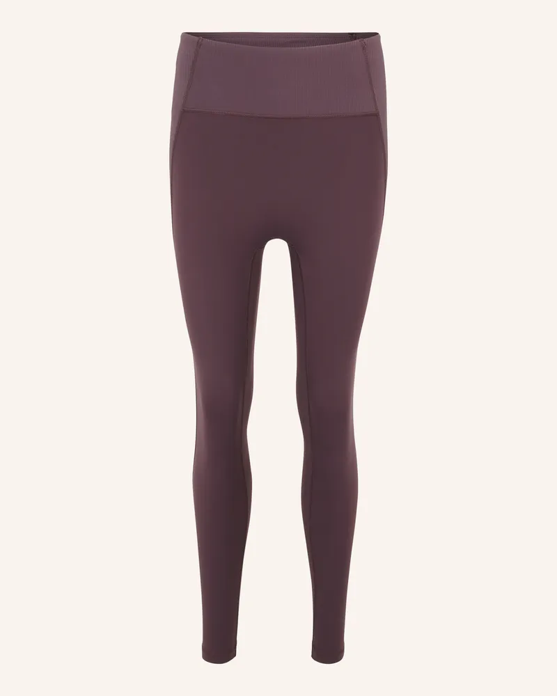 2XU Tight RIBBED HI-RISE COMPRESSION TIGHT Dunkelrot