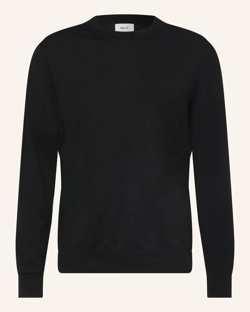NN 07 Leinenpullover Ted schwarz Schwarz