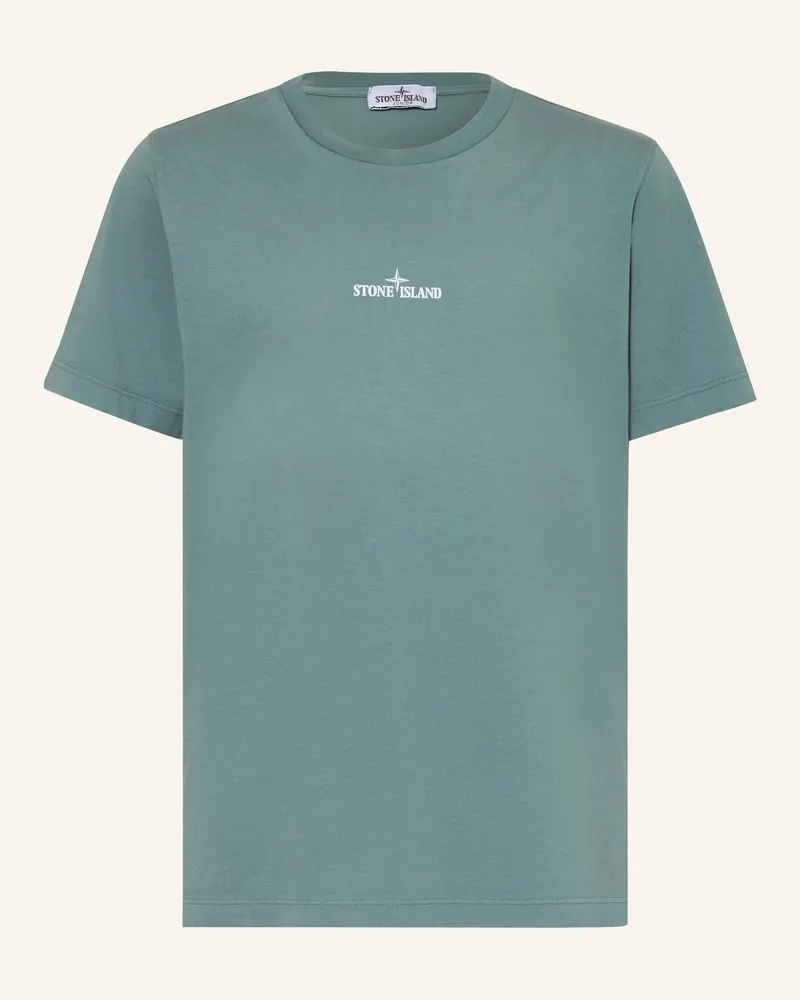 Stone Island T-Shirt blau Blaugrau