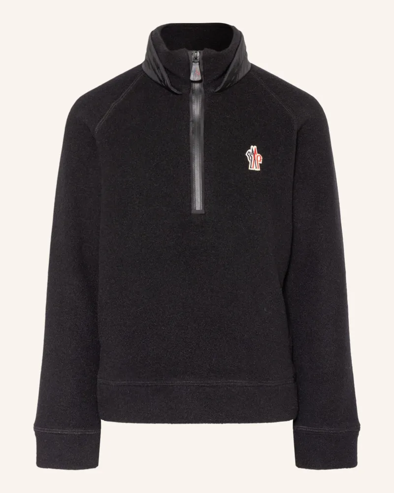 Moncler Fleece-Troyer Schwarz