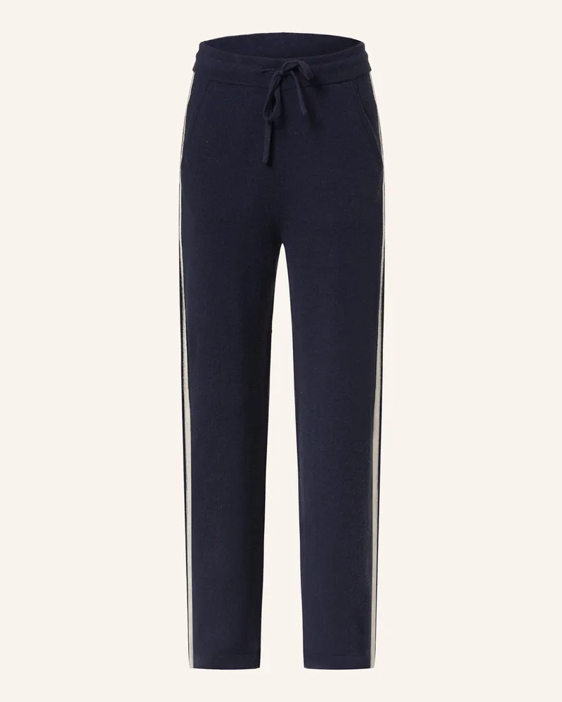 Darling Harbour Strickhose Mit Cashmere blau Marine