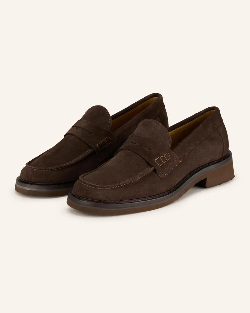 Mrs & HUGS Loafer braun Dunkelbraun