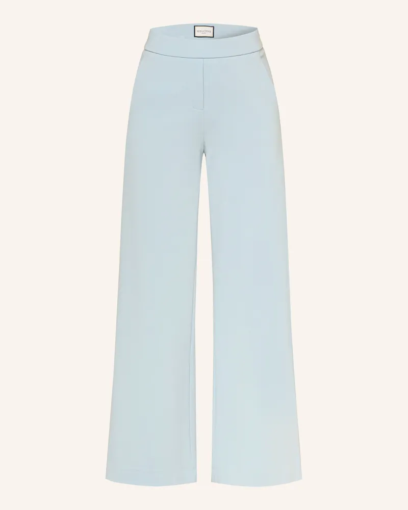 SEDUCTIVE  Marlenehose Naley Aus Jersey blau Blaugrau