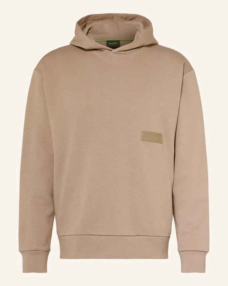 HUGO BOSS Hoodie Sw gruen Taupe
