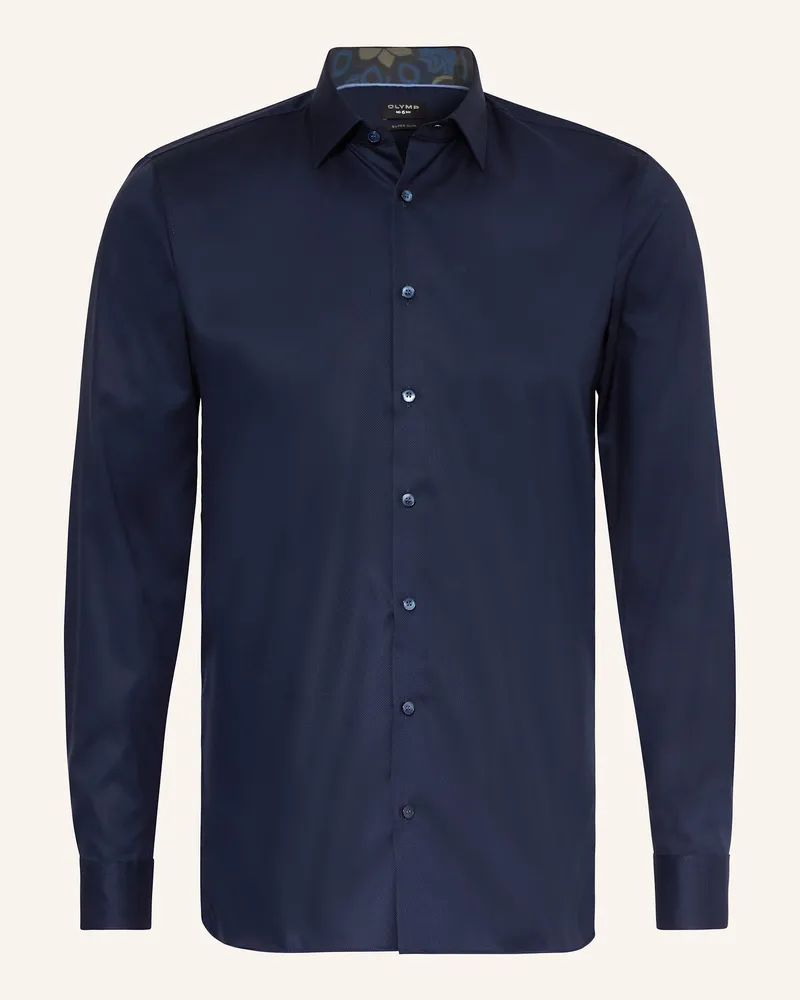 Olymp Hemd No. Six super slim Dunkelblau