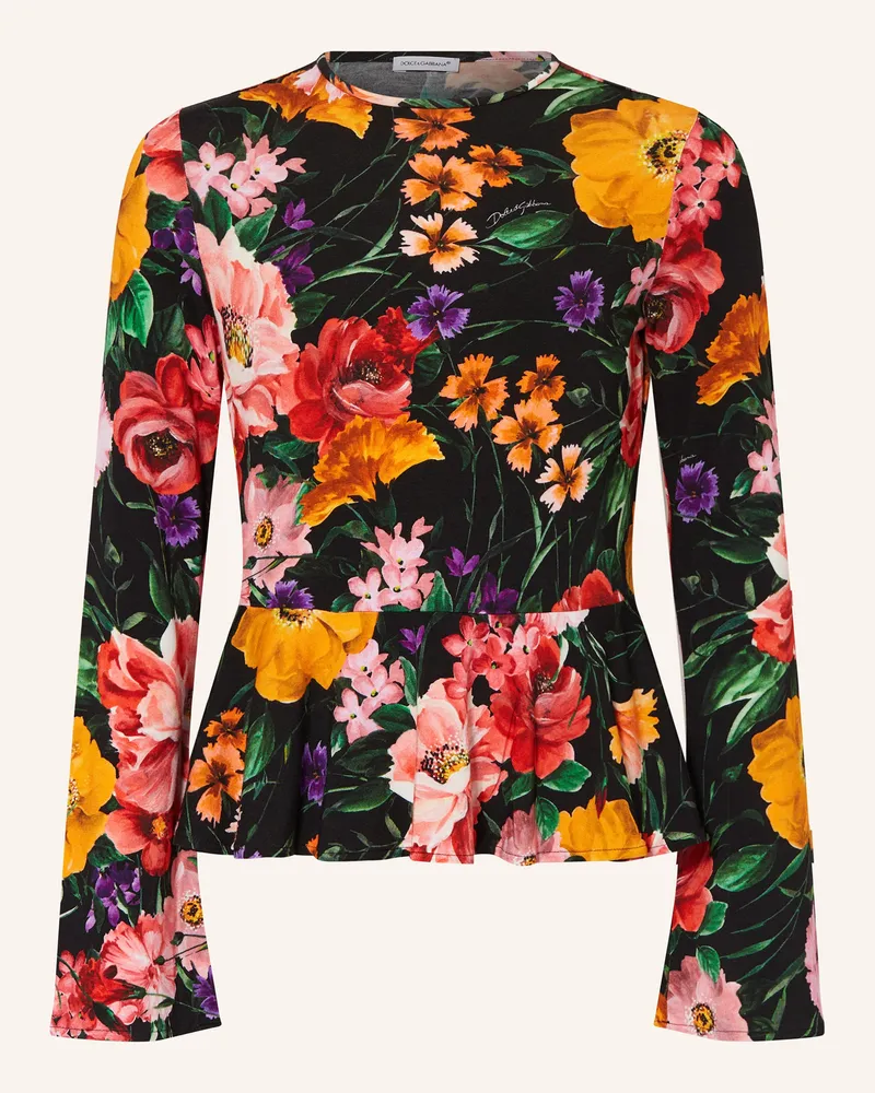 Dolce & Gabbana Longsleeve gruen Schwarz